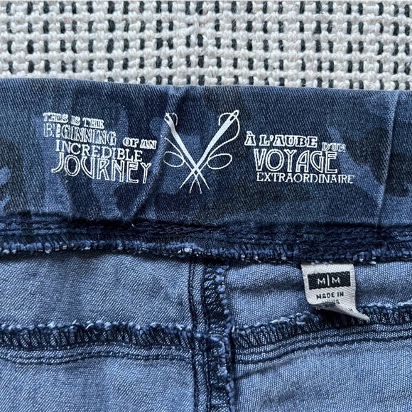 Nevada Blue Camo Denim Jegging Size M - Picture 4 of 8